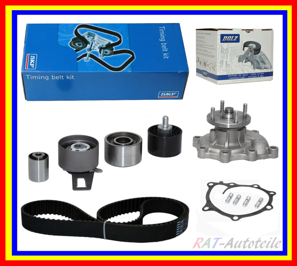 SKF Kit courroie de distribution+pompe à eau Hyundai Terracan HP 2.9 CRDi 4WD - Photo 1/1