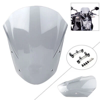 Front Windshield Windscreen w/Bracket & Bolt For Yamaha MT09 FZ09 2013-2016 2014 - Image 1 of 4