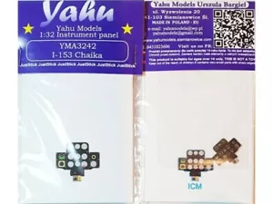YAHU YMA3242 I-153 Chaika 1/32 instrument panel - Picture 1 of 1