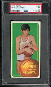 1970 Topps Basketball #123 Pete Maravich PSA 5