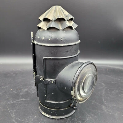 Antique Keystoneware Boat Signal Lantern Marine Nautical Navigator's Oil Lamp - Image 1 of 4