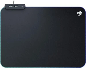 Mauspad Roccat Sense AIMO PC LED gummiert 35 x 25 cm Schwarz Gaming Zubehör GUT - Photo 1/1