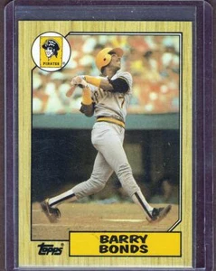 1987 87 BARRY BONDS TOPPS ROOKIE RC PIRATES  - Picture 1 of 1