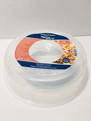 Nordic Ware 10” Microwave Splatter Cover BPA And Melamine Free NEW Clear Spatter - Image 1 of 4