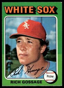 1975 O-Pee-Chee Rich Gossage Chicago White Sox #554 R163