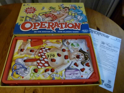 Operation Board Game : Complete :  Steady Hand Game : Family FUN  - Image 1 of 4