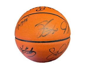 2015 16 HOUSTON ROCKETS TEAM SIGNED NBA BASKETBALL w/ HARDEN & HOWARD BECKETT - Picture 1 of 8