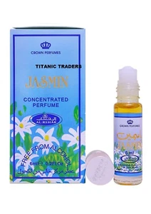 JASMIN by Al Rehab 6ML Perfume Oil Attar Ittar Itr ALCOHOL FREE HALAL - Picture 1 of 1