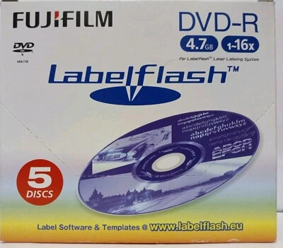Fujifilm DVD - R Labelflash Rohlinge  - Bild 1 von 4