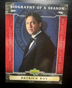 2006-07 Upper Deck Biography of a Season #BOS7 Patrick Roy - Avalanche Canadiens - Picture 1 of 2