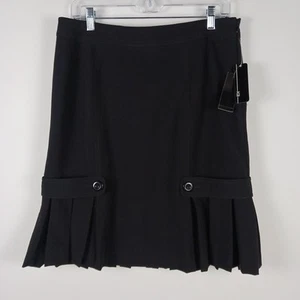 AGB Pleated Skirt Size 8 Black 2012 Retro NWT - Picture 1 of 10