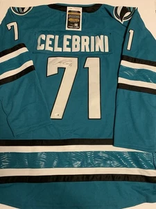 Macklin Celebrini signed handsigniert San Jose Sharks Trikot Jsa Coa Autograph - Bild 1 von 4