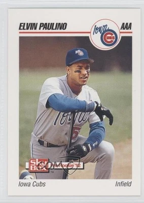 1992 SkyBox Pre-Rookie AAA Packs Elvin Paulino #103 RC - Image 1 of 2
