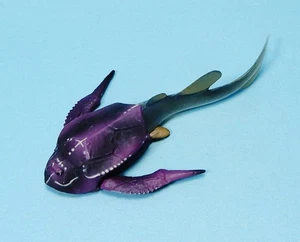 Kaiyodo UHA dinosauro Dinotales parte 1 viola Bothriolepis minifigure venditore USA - Foto 1 di 3