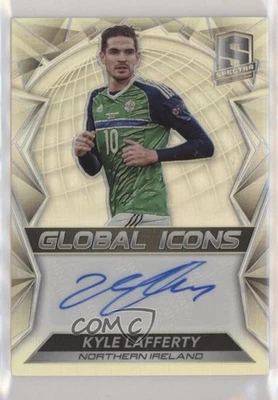 2016-17 Panini Spectra Global Icons /199 Kyle Lafferty #GI-KLA Auto - Image 1 of 2