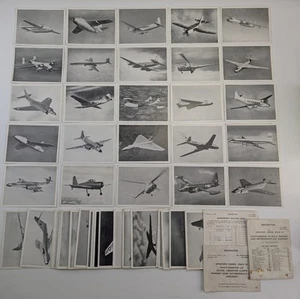 Vintage Aircraft Episcope Cards 1950's x53 - Picture 1 of 19
