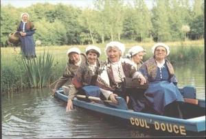 BERRY, VIAJE EN BARCO, Francia - POSTAL VINTAGE - Imagen 1 de 2