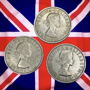 Lot 3 Großbritannien 2 Shillings / Florin Münzen - Elizabeth II - Kombiversand - Bild 1 von 2