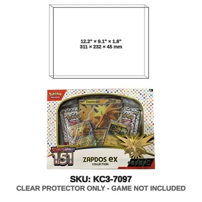 Protector For Pokémon Zapdos EX Collection Box - Image 1 of 4