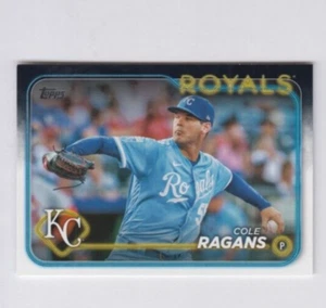 (10) LOTE DE 1 TARJETA BASE SERIE TOPPS Cole Ragans 2024 #95 KANSAS CITY REALS - Imagen 1 de 1