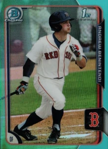 2015 Bowman Draft Chrome Blue Sky Refractors #182 - Andrew Benintendi 15-413 - Picture 1 of 2