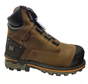 Hombres Timberland Pro Boondock BOA Impermeable CT Marrón 6" Bota TB0A66KY EM4 - Imagen 1 de 6