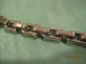 Chisel Brushed Stainless Steel Link Chain Necklace SRN167 Brand NEW  24" - Picture 1 of 5