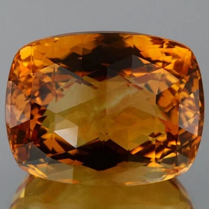 Video_52.47cts_Brazil_Natural Citrine_VVS_Golden Yellow Orange_Cushion_GM355 - Picture 1 of 2