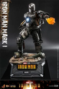 Figura de acción HOTTOYS 1/6 Diecast MMS605D40 Marvel Iron Man Mark I 3.0 en stock - Imagen 1 de 18