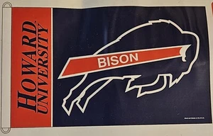 Howard University Bison 3' X 5' Banner Flag Wincraft NEW - Picture 1 of 2