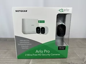 Arlo Pro Wireless Home Security Camera 2 Camera Kit White (VMS4230-100NAS) | NEW - Picture 1 of 4