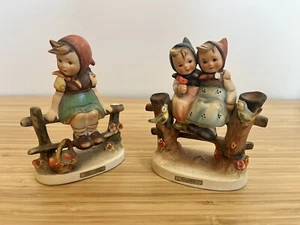 Antike HUMMEL GOEBEL FIGUR 1938 „NUR RUHT“ und „KOKETTEN“ *Chip - Bild 1 von 7