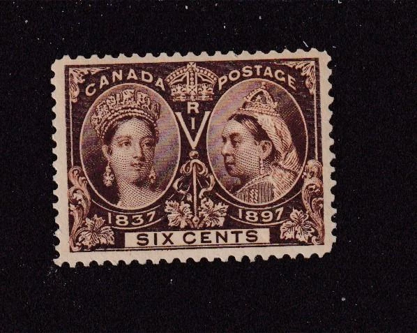CANADA  # 55 VF-MNH 6cts Q/VICTORIA CAT VALUE $900 FROM KIMSS30 STAMPS OH YEH - Image 1 of 1