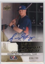 2009 Upper Deck Signature Stars USA Future Watch Jersey /799 Sonny Gray Auto