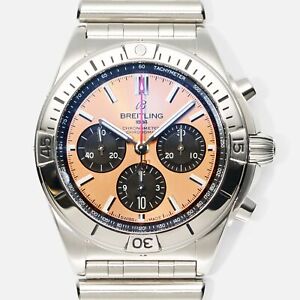 Breitling Chronomat B01 Copper Dial AB0134101K1A1 2021 Box and Papers