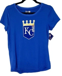 New Era Kansas City Royals Women’s Baseball Tee T-shirt Size Small New - Picture 1 of 5