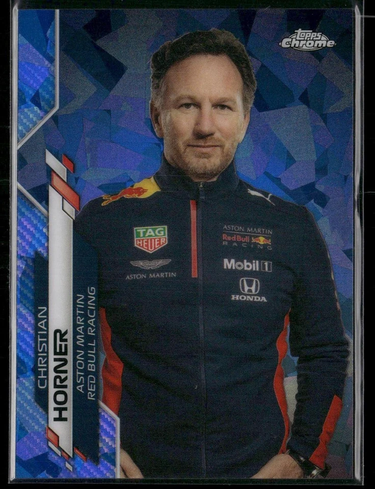 2020 Topps Chrome Sapphire Edition Formula 1 Christian Horner #90 NM-MT - Image 1 of 2