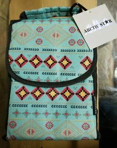 🥪*NWT* ArticStar Insulated Lunch Bag-Teal Aztec Print🥪 - Picture 1 of 6