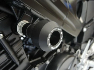 BMW F800R 2009-2011 RD Moto Kit Tamponi paratelaio - Nero B5-PH01-K Foto 1 de 4