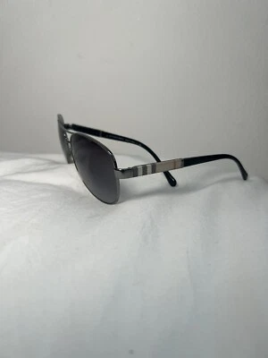 BURBERRY B 3080 1003/8G Gunmetal Polished Black/Gradient Grey 59-14 Polarized - Image 1 of 4