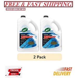 (2 pack) Turtle Wax 53870 Zip Wax Quick and Easy Car Wash and Wax, 100 oz. - Picture 1 of 6
