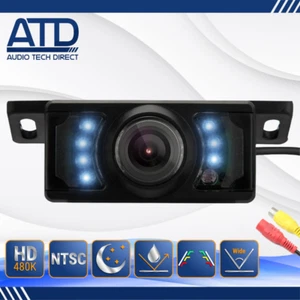 NTSC Universal Rückfahrkamera Rückansicht Parkassistent 12 V 7 LED Nachtsicht - Bild 1 von 12