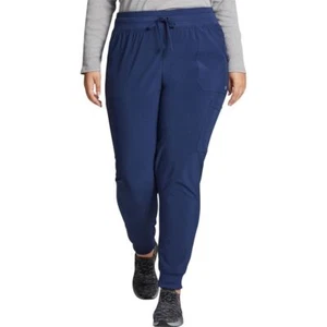 EDS Essentials by Dickies Women 5XL Mid Rise Jogger Scrub Pant Navy NWT DK065 - Picture 1 of 8