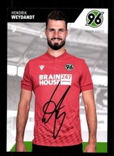 Hendrik Weydandt autograph card Hannover 96 2022-23 original signed