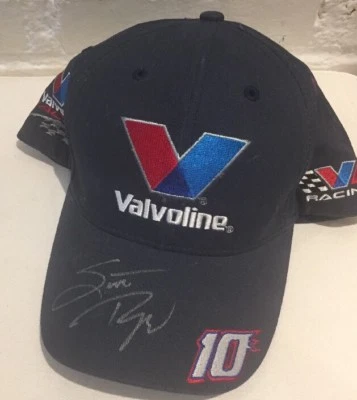 Gorra de béisbol Valvoline autografiada por Nascar Scott Riggs Foto 1 de 4