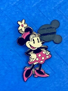 Minnie Mouse - Manos en las caderas - Prendedor comercial oficial de los parques de Disney 2011 rosa negro - Imagen 1 de 6