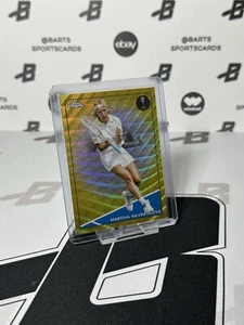 2021 Topps Chrome Tennis Martina Navratilova Gold Wave Refractor 1/50 #98 - Picture 1 of 2