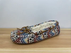Minnetonka Mokassins südwestlich gefütterte Hausschuhe Damen Größe 6 - Bild 1 von 7