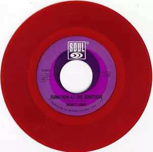 SHORTY LONG function at the junction RED VINYL U.S. SOUL 45rpm 35021_1966 promo - Picture 1 of 1