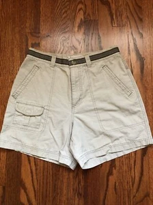 Columbia Damen 8 khaki hellbraune Cargoshorts AL 4219 Wandern Camping Y2K Rip Stop - Bild 1 von 11